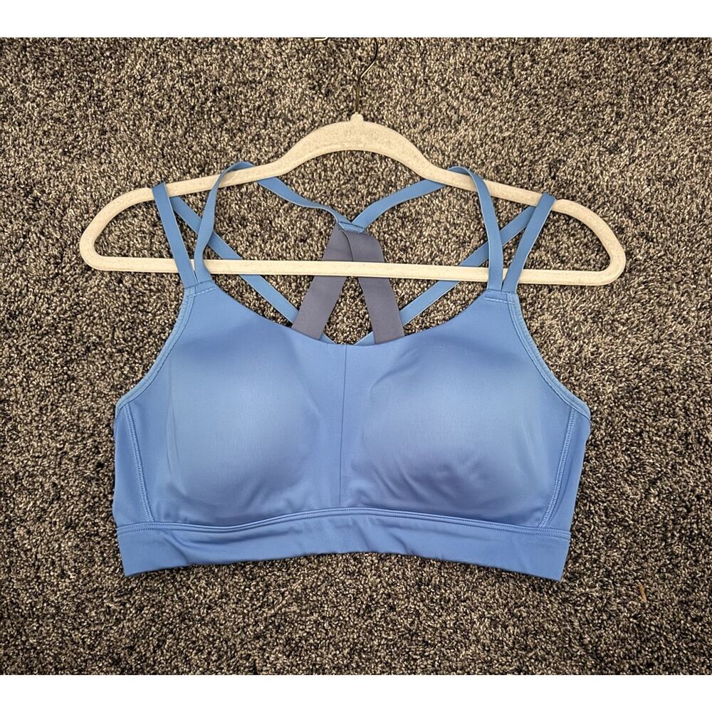Under Armour Blue Strappy Back Sports Bra XL